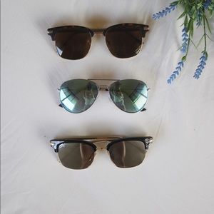 Brown tortoise pattern sunglasses, Forever21